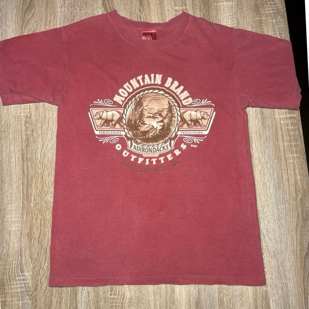 Vintage Adirondacks Mountain Lake George Brand Outfitters